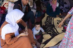 Organisation in the mountain village after the earthquake - Tafeghaghte