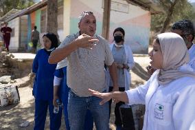 Organisation in the mountain village after the earthquake - Tafeghaghte