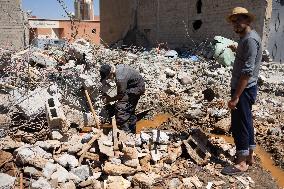 Organisation in the city after the earthquake - Amizmiz