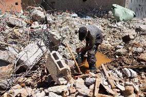 Organisation in the city after the earthquake - Amizmiz