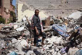 Organisation in the city after the earthquake - Amizmiz