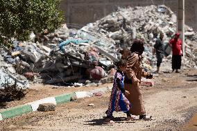 Organisation in the city after the earthquake - Amizmiz