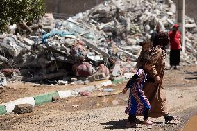 Organisation in the city after the earthquake - Amizmiz