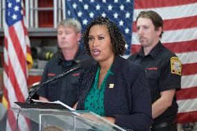 Mayor Bowser Hold A Sep 11 Remembrance Ceremony