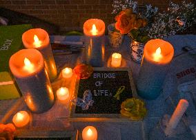Edmonton Bridge Of Life Candlelight Vigil For Suicide Awareness And Prevention