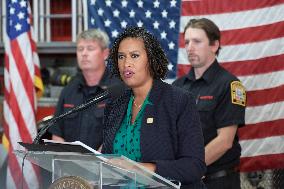 Mayor Bowser Hold A Sep 11 Remembrance Ceremony