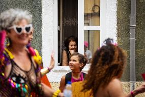 Carnival Parade And Demonstration In Lisbon