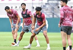 Qatar National Soccer Team Training Session