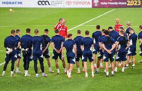 Russian National Soccer Team Training Session