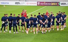 Russian National Soccer Team Training Session