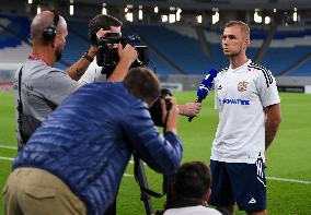 Russian National Soccer Team Training Session