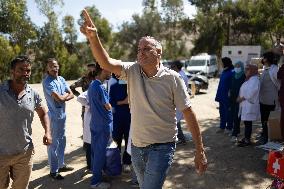 Organisation in the mountain village after the earthquake - Tafeghaghte