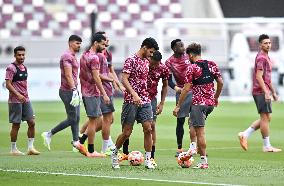 Qatar National Soccer Team Training Session