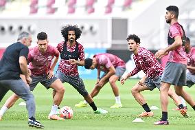 Qatar National Soccer Team Training Session