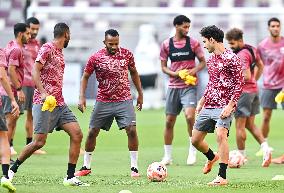 Qatar National Soccer Team Training Session