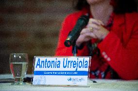Antonia Urrejola Press Conference in Colombia