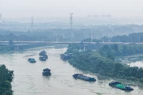 The Beijing-Hangzhou Grand Canal Suqian Section of Cargo Volume Increased