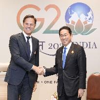 Japan-Netherlands leaders' meeting in New Delhi