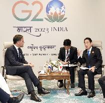 Japan-Netherlands leaders' meeting in New Delhi