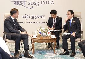 Japan-Netherlands leaders' meeting in New Delhi