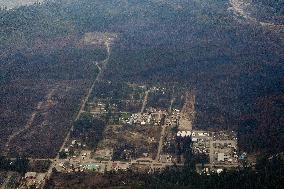 Bush Creek East Wildfire Aftermath - Canada