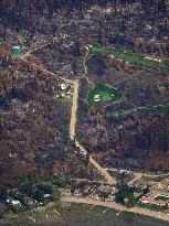 Bush Creek East Wildfire Aftermath - Canada