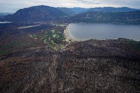 Bush Creek East Wildfire Aftermath - Canada