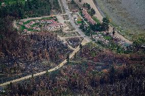 Bush Creek East Wildfire Aftermath - Canada