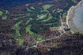 Bush Creek East Wildfire Aftermath - Canada