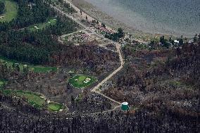 Bush Creek East Wildfire Aftermath - Canada