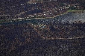 Bush Creek East Wildfire Aftermath - Canada