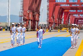 (SP)CHINA-NINGBO-ASIAN GAMES-TORCH RELAY (CN)