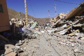 Aftermath of deadly earthquake in Morocco