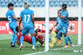 (SP)CHINA-DALIAN-FOOTBALL-AFC U23 ASIAN CUP QUALIFIERS