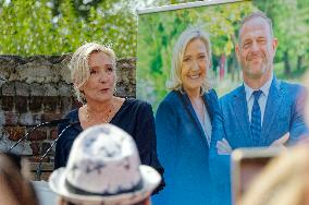 Marine Le Pen At The Grande Braderie Inauguration - Henin-Beaumont