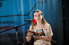 Polish National Reading of Nad Niemnem novel by Eliza Orzeszkowa in Lviv