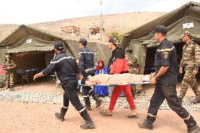 (FOCUS)MOROCCO-AL HAOUZ-EARTHQUAKE-TEMPORARY HOSPITAL