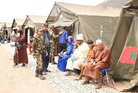 (FOCUS)MOROCCO-AL HAOUZ-EARTHQUAKE-TEMPORARY HOSPITAL