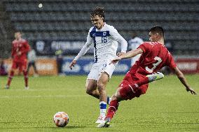 U21 European Championships qualifying match Finland vs Switzerland