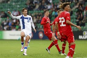 U21 European Championships qualifying match Finland vs Switzerland