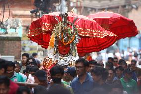 NEPAL-BHAKTAPUR-PANCHA DAN FESTIVAL