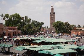 Square Jemaa El Fnain After The Earthquake - Marrakesh