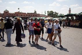 Square Jemaa El Fnain After The Earthquake - Marrakesh