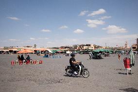 Square Jemaa El Fnain After The Earthquake - Marrakesh