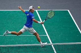 (SP)SPAIN-VALENCIA-TENNIS-DAVIS CUP FINALS-SERBIA VS SOUTH KOREA