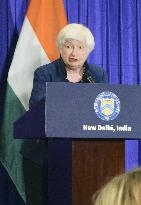 U.S. Treasury Secretary Yellen in India