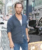 Matthew McConaughey Stops By The Today Show - NYC