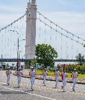 (SP)CHINA-ZHOUSHAN-ASIAN GAMES-TORCH RELAY (CN)