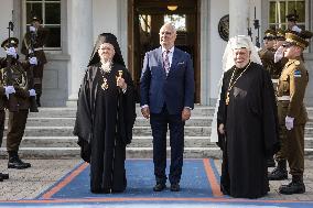 President Karis meets Patriarch Bartholomew