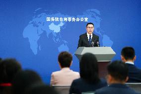 CHINA-BEIJING-STATE COUNCIL-TAIWAN AFFAIRS OFFICE-PRESS CONFERENCE (CN)